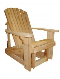 Click to enlarge image  Adirondack Glider -  Glide your day away