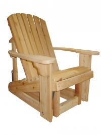 Click to enlarge image Big Boy Adirondack Glider -  Glide your day away