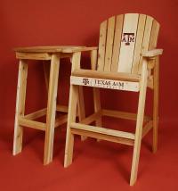 Click to enlarge image Texas A & M University Logo Adirondack Director Chair - 