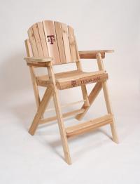 Click to enlarge image Texas A & M University Folding Adirondack Director Chair - 